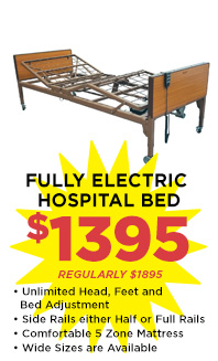 Fully Electric Hospital Bed - $1395